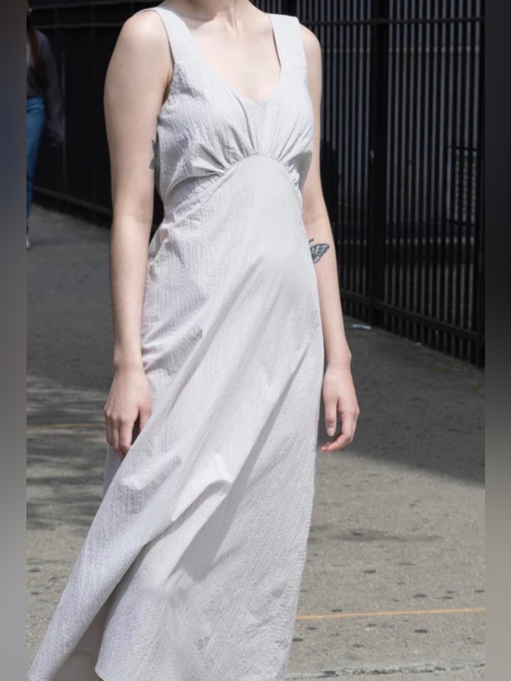 Ilana Kohn Crowley dress in avocado, Midi Dress EUC